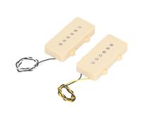 Keenso 2Pcs Alnico 5 Single Coil Pickup Set for Jazzmaster, Clear Sound, Electric Guitar Upgrade Parts