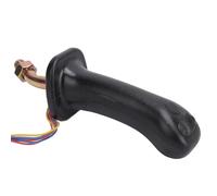 Keenso 2PCS Excavator Joystick Handles ABS Aluminum Alloy 3 Button