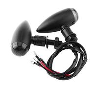 Keenso 2pcs Motorcycle Light Turn Indicator Amber Turn Lamp Black motorcycle lights light
