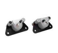 Keenso 2PCS Rear Brake Calipers with Pads Metal Rear Brake Calipers Set OE