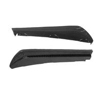 Keenso 2PCS Rear Bumper Lip, Rear Bumper Diffuser Spoilers Canard Protector ABS Material Rustproof Heatproof Non Fading for Vehicles (Carbon Fiber Style)
