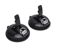 Keenso 2pcs Rv Suction Cup Hooks, Strong Hold Power Suction Cup for T4 T5 T6 Motorhome, Lightweight Design for Hanging Essentials (Black)