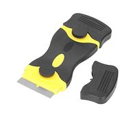 Keenso 2PCs Scraper Tool ABS Vane/Wing Scrapers and Offer a Solid Structure for Safe Use, Compact and Light, Suitable for Different Surfaces (Black Yellow)