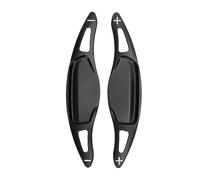 Keenso 2PCS Steering Wheel Paddle Shifter Extension, Aluminum Alloy Shift Paddle Replacement with Self Adhesive Films, for Stinger 2018 and Later (Black)