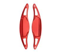 Keenso 2PCS Steering Wheel Paddle Shifter Extension, Aluminum Alloy Shift Paddle Replacement with Self Adhesive Films, for Stinger 2018 and Later (Red)