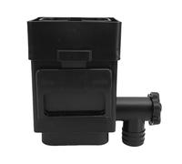 Keenso 3" 4" Downspout Filter Adapter Easy Installation Leaf Guard for Drainpipe, Suitable for Rooftops, Plastic/17.81oz (Black)