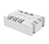 Keenso 3 Phase Advanced Solid State Relay Module Last for 480 VAC Control, Safe Upgrade, Suitable for Stoves, Engines, Electrical Switch Cabinets (TSR-80DA-R Without a radiator)