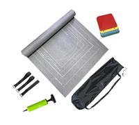 Keenso 3000 Pieces Jigsaw Puzzle Roll Mat, Puzzle Storage Saver Jigsaw Mat Roll Up (Gray
