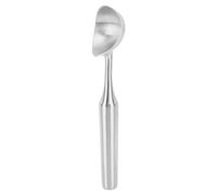 Keenso 304 Stainless Steel Ice Cream Scoop Comfortable Biscuit Shovel for Kitchen Gadget Lovers (Silver)