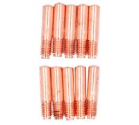 Keenso 30PCS Brass Contact Tips 000068 for MIG Welding Efficient Smooth