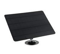 Keenso 360 -degree Rotation 10W Solar Panel for USB Camera, Monochystal Monochrystal Solar Plate on the Precipitation for Safety At Home