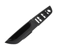 Keenso 37.5cm Inner Door Handle Pull Trim, Driver Side Door Armrest Cover with Window Switch Panel for 3 Series E90 Sedan 2005 2008 E91 Touring 2005 2008 (Black)