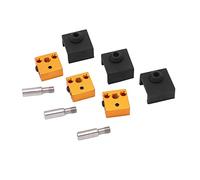 Keenso 3D Printer Part Set with Aluminum Heater Block | Includes 3 silicone socks, stable temperature control, high compatibility, flame retardant material