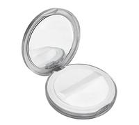 Keenso 3g Empty Refillable Loose Powder Box with Flip Cover HD Mirror for Blush Foundation -up Setting Powder Holder for a Look
