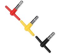Keenso 3Pcs Drum Key T Shaped Wrench with Silicone Cover Drum Tuning Wrench for 1 4 in Square Screws Metal Musical Instrument Parts for Drummers Band Practice Repair