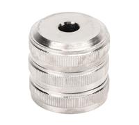 Keenso 3Pcs Metal Silver Trumpet Valve Cap, Improves Accuracy and Sound, Easy Carry and Ideal for Trumpet Replacement (Bottom Cover OE: 5615Q0)