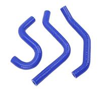 Keenso 3Pcs Motorcycle Radiator Hose, High Temperature Resistant Silicone Radiator Coolant Hose with 3 Layer Thickened Design, for CR80R CR85R 1998-2007 (Blue)