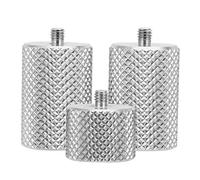 Keenso 3pcs Rolling Pattern Design Counter Weight Set, Durable Balancing Calibration Weight Kit for OM 4/OSMO Mobile3 Ballhead Accessory, Stable and Reliable, Aluminium Alloy Silver Applicable