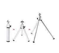Keenso 3Pcs Universal Foldable Aluminium Alloy Stoving Varnish Mini Anti-shake Telescopic Tripod Telescoping Tripod Stand Monocular Telescope Camera Tripod Binoculars, gogglesBinoculars, goggles