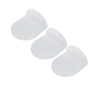 Keenso 3pcs Wall Speaker Floating Shelves Acrylic Display Stand for Small Items, Wall Shelf for Home Organization (Transparent)