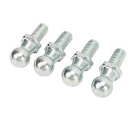 Keenso 4PCS 13mm Ball Studs, Hardware Kit with 5/16in 18 Thread Washers Nylock Nuts, for Gas Lift Strut Car Hood Trunk Door Tool Box RV Marine Cabinets