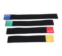 Keenso 4pcs 14 16 18 20 Inch Drum Cymbal Mute, Belt Practice Silencer Dampener Practice Silencers