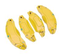 Keenso 4PCS Caliper Covers, 19in 20in Wheel Hub Caliper Covers, Aluminium Alloy Disc Brake Guard Protector Cover for Model Y (Yellow)