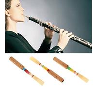 Keenso 4Pcs Oboe Reed Wind Instrument Replacement Parts with Plastic Storage Box