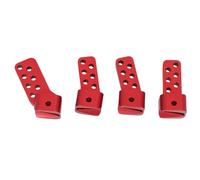 Keenso 4Pcs RC Link Mounts, Aluminum Alloy Link Mounts, CNC Machined for SCX10 II AR44 Crawler (Red)