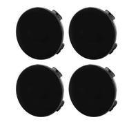 Keenso 4pcs Wheel Center Caps, 57mm ABS Hub Cover Replacement for Y X, with Scratch Proof Design for Enhanced Protection (Black)