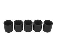 Keenso 5 Pcs Intake Vacuum Hose Cap, 25mm Inner Diameter Silicone Plug Cover with High Temperature, Universal Fit for Car BOV Ventilation Oil Collector Radiator Pipes (Black)