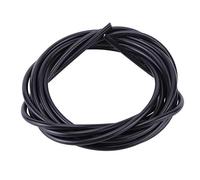 Keenso 5mm Bicycle Shifting Cable, Black PVC & Rubber Bicycle Brake Wires for Road Bikes (Pack of 1)