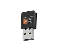 Keenso 600 Mbit/s WiFi Adapter with RTL8811 -chip, 2.4 G/5g Wireless Network Card for Extreme Speed Experience, USB WLAN Recipient For/OS X System (Dual-band wireless network card)