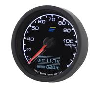 Keenso 68mm Car Water Temperature Gauge, Digital and Pointer Display with Accurate 40C to 100C Range, for All Vehicles with DC 10 15V Circuit