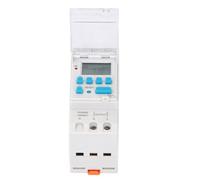 Keenso 7 Day Programmable Timer Switch, Digital LCD Display Timing Controller for Home Appliances, Battery Backup Memory, Compact Size