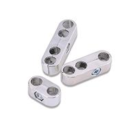 Keenso 7mm / 8mm Spark Plug Wire Separators Divider Looms Ignition Wire Separators Holders (Silver SI-A0730)