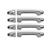 Keenso 8 pcs Chrome Side Door Handle Covers Trims, Car Exterior Mirror Door Handle Protector Trim ABS for M ercedes B ENZ Vito W447 2014-2017, 8 pcs Exterior Door Handle