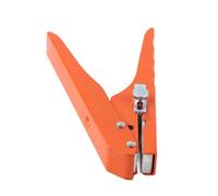 Keenso 8mm Single Hole Punch Ergonomic Labor Saving Puncher for Paper Plastic Banding 1 Piece