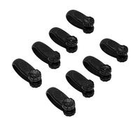 Keenso 8pcs Plastic Hand Acupressure Clips for Effective Headache Relief, Hand Pressure Point Tool Set for Yoga Lovers (Black)