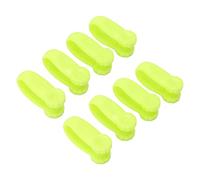 Keenso 8pcs Plastic Hand Acupressure Clips for Effective Headache Relief, Hand Pressure Point Tool Set for Yoga Lovers (Green)