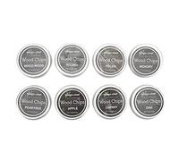 Keenso 8PCS Smoking Wood Chips,Smoking Chip Cocktail Smoker Kit for Smoked Drinks