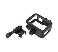 Keenso " 9 Plastic Action Camera Shell Housing Frame Anti-Fall Protect Case with Cold Shoe Mount Lightweight Black