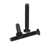 Keenso A2-70 Material Caunterunk Screw of 50, Exquisite Craft M4 Flat Cross Screw for Flexible Use, Easy to Wear (M4*30)