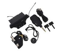 Keenso Acoustic Guitar Pickup, Type C Charging Wireless Guitar Pickup with Microphone, Real-time High Fidelity Sound, Durable ABS Material, Perfect for On-the-Go Musicians