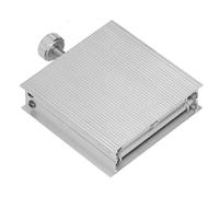 Keenso Adjustable Lift Stand 90x90mm Manual Lift Platform for Laboratory Equipment with 30kg Load Bearing (Silver)