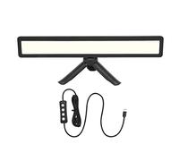 Keenso Adjustable Mini LED Fill Light Clamp/Holder-On for Video Conference, Soft Light Panel With 2500-9000K Color Temperature for Live Broadcast, Mini Video for Clothing, Portrait