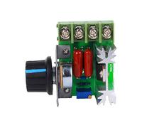 Keenso Adjustable Motor Speed Controller Board Speed Switch Module Variable Voltage Regulator 2000W AC 50-220V 25A Pulse Width Modulator Regulator variatore