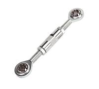 Keenso Adjuster Tensioner Rod, Car Alternator Bracket Heim Joint Rugged Stable High Hardness Alternator Bracket Joint Replacement for 350 454 Engine