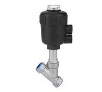 Keenso Air Actuated Angle Seat Valve, Thread Type 50mm (1/2" DN15) | Maintenance-free operation, visual position indication, 360-degree adjustable head, suitable for multiple applications
