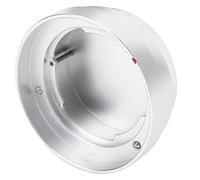 Keenso All-Metal Rear Lens Cap Protector for DKL Mount Lens, Strong and Convenient to Use, Silver Alloy Material, Fits Bayonet Size